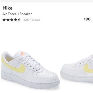 Nike Air Force 1 (worn one time - like new!!)